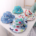 36 Colors Catoon Wholesale Summer Autumn Children's Bucket Digital Printing Basin Cap Baby Kid Sun Hat For 1-3 Years Age